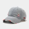 새로운 단색 홀 카우보이 모자 여가 레저 자수 모자를위한 여자 여자 거리 야외 스포츠 야구 모자 도매 HCS267