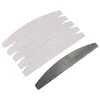 Pliki paznokci 50pcs100pcs Gray Dispilleble Pads z metalowym uchwytem wymiany paznokci papieru ściernego 100180 dla manicure Medagure Bufor 230325