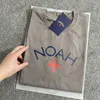 Herren T-Shirts NOAH NYC CORE Early Generation Charcoal Grey Cross Casual Loose Fit Baumwolle Kurzarm T-Shirt Herren T230327