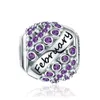 925 siver beads charms for pandora charm bracelets designer for women 12 Month Birthstone