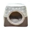 Cat Beds Pet Space House Soft Nest Kennel Bed Cave Sleeping Bag Mat Pad Tent Pets Winter Warm Cozy