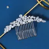 Headpieces Flower Girls Hair Comb Headpiece Luxurious Styling Tool Accessories For Birthday Stage Party Show Dress Up