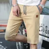 Shorts pour hommes Dropshipping Summer Shorts pour hommes Casual Cotton Streetwear Solid Knee Length Shorts pour hommes Bermuda Beach Male Shorts Homme W0327