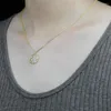 Chaînes cadeau de noël délicat pavé brillant Cz étoile flocon de neige pendentif collier pour femmes lien chaîne géométrique classique rond tour de cou