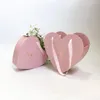 Emballage cadeau 2023 Stock clair 2 pièces/ensemble boîte à fleurs en forme de coeur fournitures de fleuriste cadeaux de mariage saint valentin