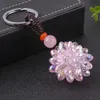 Keychains Boutique Car Ornaments Crystal Ball Handmade Crafts Lucky Key Bag Pendant Keychain