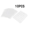 10 stcs 42 Pockets munten Albums Paginacollectie PVC Transparant binnen pagina's 250 x 200 mm los blad 230327