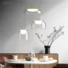 Pendant Lamps Modern Luxury Dinning Room Glass LED Lamp Personality Bedroom Restaurant Coffee Shop Studio Iron