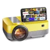 Proiettore Mini proiettore mobile LED 4000 lumen 1080P Supportato Home Theater portatile Smart Phone Proiettore per TV Stick/HD/USB/AV/PS4