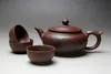 Bouteilles d'eau Top Vente Kung Fu Service À Thé Yixing pot Main Pot Tasse 400 ml Zisha Céramique Chinois Cérémonie Cadeau BONUS 3 TASSES 50 ml 230327