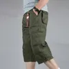 Pantaloncini da uomo Pantaloncini cargo lunghi militari estivi da uomo Pantaloni casual da uomo in cotone con tasche multiple Pantaloni tattici dell'esercito Pantaloni corti 230327