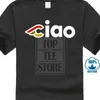 Męskie koszulki rowerowe Cinelli Ciao Shirt Bikeer Sportive Logo MenTshirt