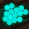 Lichinige glazen waterpijphaakjes Terp Slurper Balls Pearls Glow in Dark Spinning Bead voor kwarts Bangers Bong -accessoires