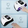 Lámpara UV LED LED 280W para uñas para uñas 66leds Lámpara de secado de esmalte con sensores inteligentes Manicure Salon Equipment 230325