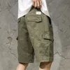 Men's Shorts Men Summer Cargo Shorts Military Tactical Outdoor Multi-Pocket Joggers Shorts Men Casual Cotton Loose Work Pants Men 230327