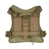 Dog Apparel Tactical Dog Vest Breathable Military Dog Clothes with Molle and Sturdy Handle For Training Walking Military Dog Harness 230327