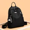 School Bags Large Capacity Simple Style Casual Mochila Travel Women Antitheft Backpack Waterproof Fabric Female Shoulder Bag 230317