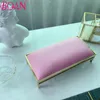 Hand Rests Bqan Pu Leather Luxury Marble Manicure Table Nail Art Hand Pillow Supportble Desktop Hand Cushion Manicure Art Rest Salon Tools 230325