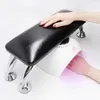 Hand Rests High Quanlity Genuine Leather Hand Rest Pillow Hand Holder Arm Rests Nail Art Stand Manicure Table Hand Rest Pillow For Nails 230325