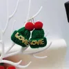 Hoop Earrings A For Women Bulk Wool Letter Cute Soft Hat Valentine's Day Girlfriend Autumn And Winter