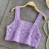 Camisoles Tanks Woman Sticked Crop Tops Spaghetti Strap Tank Top Women Floral Print Holiday Onighty Camis ärmlös Sexig Camisole Crochet Hook 230327