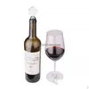 Sublimation Blanks Blank Wine Glass Charms Drink Markers Identifier Tags With Ring For Party Alleviating Mixup One Dhhh0