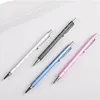 1pc Creative Metal Automatic Pen Children Students Can Replace The Core Pencil Gift School (Random Color)