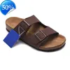 Sandálias Tory Designer Cortiça Clog Chinelos Para Homens Mulheres Arizona Ramses Florida Flat Scuffs Thongs Chinelos Chinelos Slides Sanda