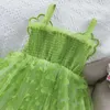 Mädchen Kleider Sommer Neue 3D Große Schmetterling Off-the-schulter Mädchen Mesh Kleid Nette Pailletten Tanzen Kleid Geburtstag Sling prinzessin Kleid 2-8T