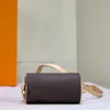 Modna crossbody damska torba na ramię mini poduszka design klasyczny logo torebka