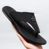 Designer Summer Men Slide Fashion Slip-on Beach Slippers Conceal Bunion Design Outside Shoes Flip Flops Sandals