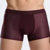 Slip Sous-Vêtements Hommes Boxers Hommes Marque Sexy Hommes Sous-Vêtements U Convex boxer court doux De Luxe Respirant Ceinture Shorts Modal 230327