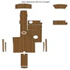 2012 Mastercraft X2 Cockpit Pad Boat EVA Foam Faux Teak Deck Floor Mat Flooring Self Backing Ahesive SeaDek Gatorstep Style Floor