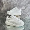 top nieuwe dames heren sneaker casual schoenen leren sneakers geborduurde strepen witte schoenen plat platform wandelen sport casual schoenen