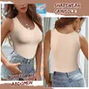 Womens Shapers Women Slim Push Up Plus Size Bra Cami Tank Top Body Removable Underwear Slimming Vest Corset Shapewear 230327