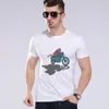 Erkek Tişörtleri Özel Özel Motosikletler Gömlek Erkekler Biker Zafer Motosiklet Motosiklet Günlük Tatil Hediyeleri Tshirt Tee Marka Giyim MOE CERF H8-23