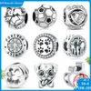 925 SIVER kralen Charms voor Pandora Charm armbanden Designer voor vrouwen Ronde Family Flower Openwork Dog Paw