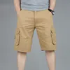 Shorts masculinos shorts cargo homens homens verão casual short-bolso shorts homens jogadores shorts calças de calça respirável grande alto tamanho grande 230327