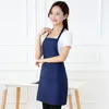 50PCS Cooking Baking Aprons Kitchen Apron Restaurant Sleeveless Aprons Male Female Household Cleaning Tools Household Merchandises