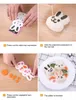 Sushi Tools 3pcsset Sushi Mold Rice Ball Mold Cartoon Cat Pattern Sushi Bento Nori Kitchen Rice Decor Kits Sand Maker Mold For Baby Kid 230327