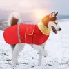 Dog Apparel Winter Warm Dog Coat Waterproof Large Dog Clothes Reflective High Collar Pet Coat For Medium Large Dogs Pets Outfit Clothing 230327