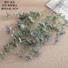 Fleurs décoratives INS Artificielle Eucalyptus Fleur Verdure Tiges Pour La Maison Jardin Vase Décoration Fête De Noël Bouquet De Mariage DIY