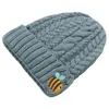 Bonnet Hiver Tricoté Chapeaux Twist Hommes Crâne Cap Velours Chaud Petite Abeille Casquettes Femmes Sports En Plein Air Laine Chapeaux Doux Casual Mode Laine Casquettes Européen Américain BC518