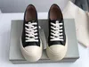 Women Shoes Black Nappa Leather Pablo Lace-up Sneakers Low-top Chunky Platform Sole Round Toe Rare Perfect Fashion 35-40