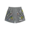 designer shorts mens kapsel shorts sommar strand byxor mesh shorts andas svett lösa fitness basket byxor gd mens shorts män avslappnad snabb torr byxor grå