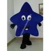 Ventes chaudes Blue Star Mascot Costume Top Cartoon Anime Theme Characon Carnival Unisexe Adults Taille de Noël Party d'anniversaire