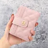 Cartera de mujer con cierre de cremallera, cartera bonita para estudiante, cartera pequeña de PU, monedero, tarjetero de moda para mujer, bolsa de dinero encantadora G230327