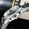 Avanadores de pulso para homens 2023 Novos relógios masculinos Seis agulhas Todos os discos de trabalho Work Quartz Watch 1884 Top Luxury Brand Chronógrafo Relógio Cinturão de Aço Menas Breitl