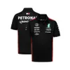 Camisetas masculinas Mercedes-aaggmm petronas f1 time polo polo tshirts lewis hamilton valtteri bottas fórmula 1 roupas de ventilador de carro