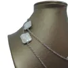 Kedjor ID -halsband Lanyard gjord av metall rodiumplätering av naturen rektangel barock sötvatten pärlris